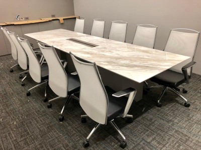新力旺集團-大理石面會議桌椅