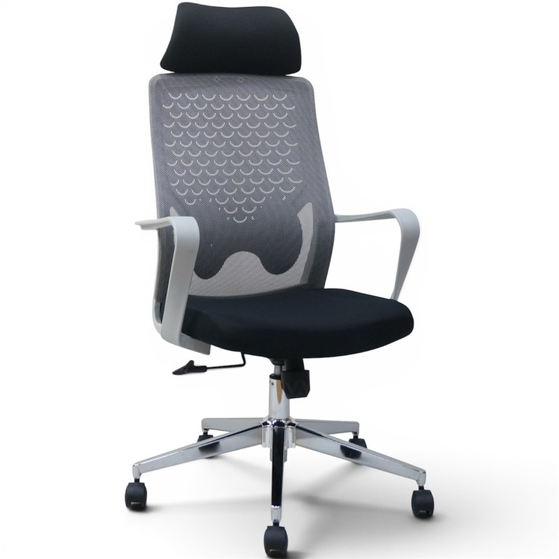 人體工學高背辦公魚鱗造型椅