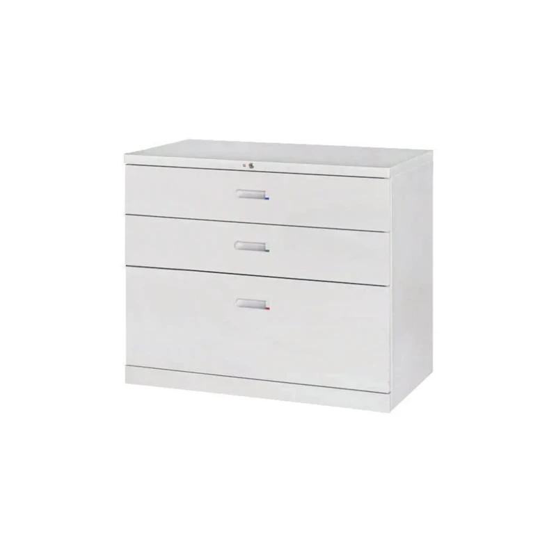 兩小一大抽屜式鋼置公文櫃