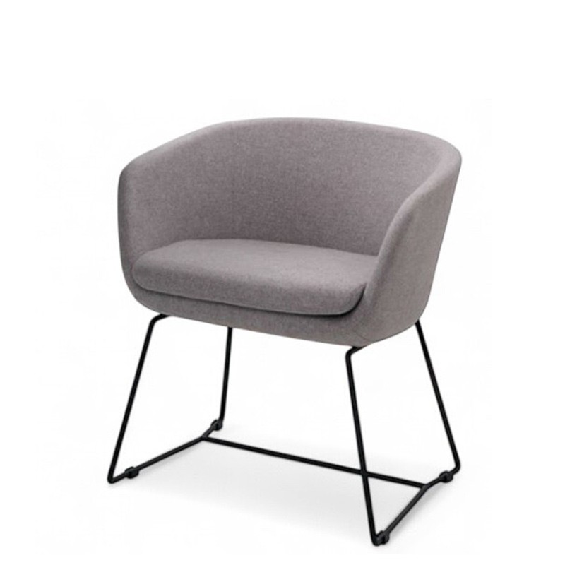 梯型腳休閒單椅01